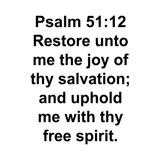 Psalm 51:12  by Holy Bible Verses