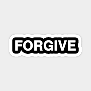 FORGIVE Typography Magnet