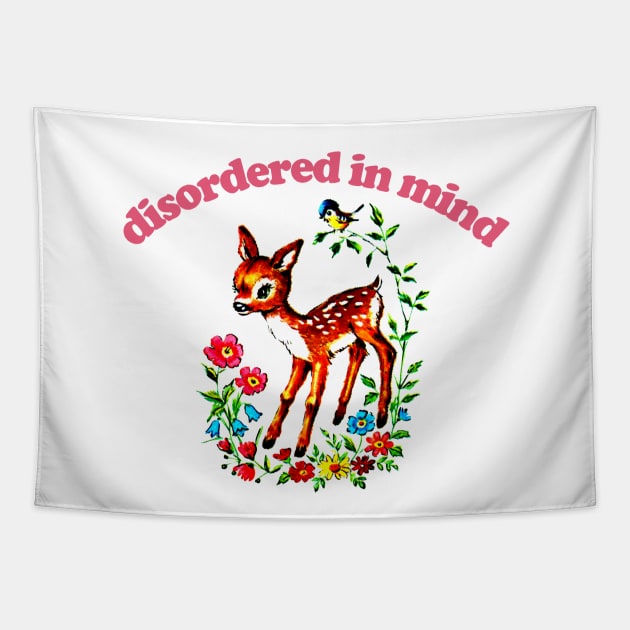 Disorded In Mind / Existentialist Meme Design Tapestry by DankFutura