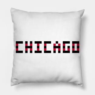 Pixel Hockey City Chicago 2017 Pillow