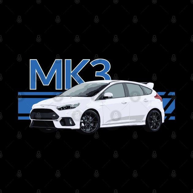 FOCUS RS FROZEN WHITE MK3 by cowtown_cowboy