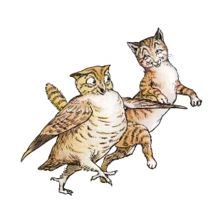 Edward Lear's 'The owl and the pussycat' T-Shirt