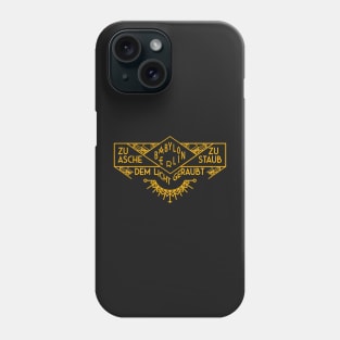 Zu asche zu staub Phone Case