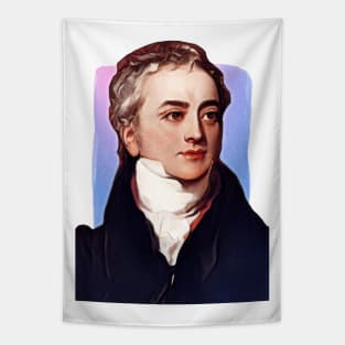 British Polymath Thomas Young illustration Tapestry