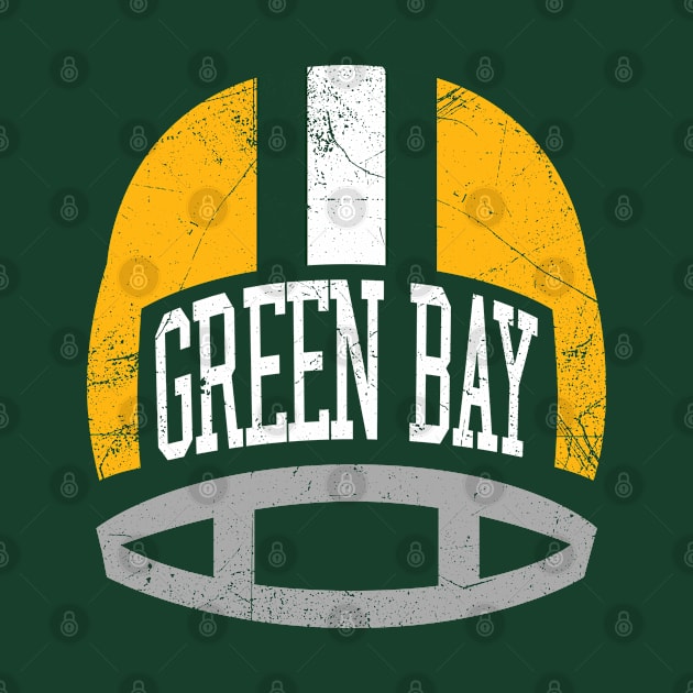 Green Bay Retro Helmet - Green by KFig21