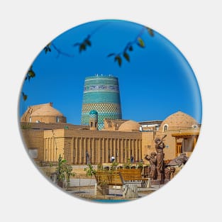 Uzbekistan. Khiva. Square. Pin