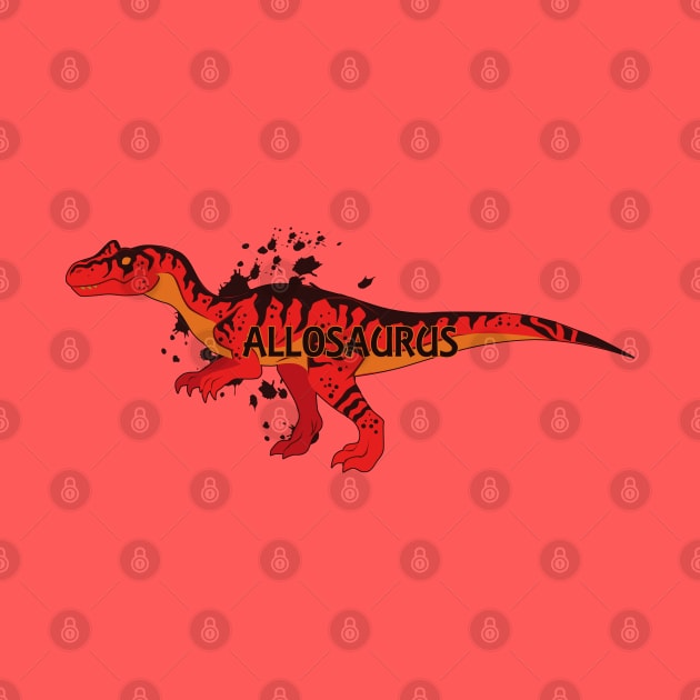 Allosaurus by SakuraDragon