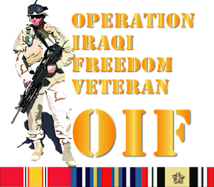 Soldier - OIF w SVC Ribbons Magnet