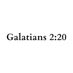 Galatians 2:20 Bible Verse T-Shirt