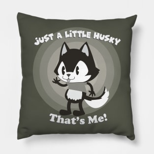 The Husky Show Pillow