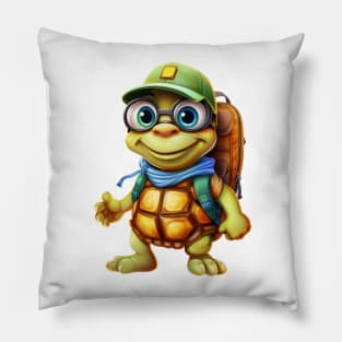 Back To School Turtle Pillow