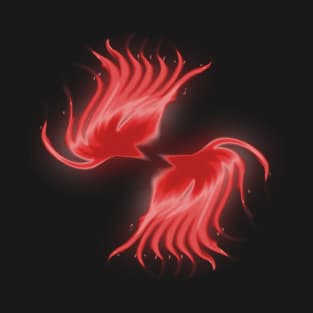 Red Rage Twin Phoenix T-Shirt
