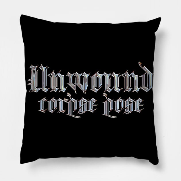 Corpse Pose Unwound Pillow by PRINCE HIP HOP