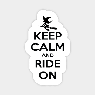 Keep calm and ride on Magnet