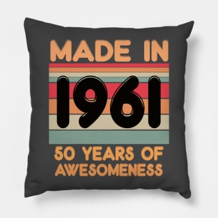 Made In 1961 Pillow