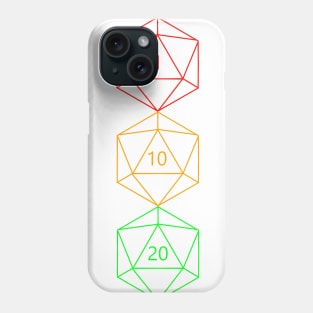 D20 Stoplight Phone Case