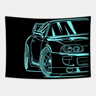 Supra 2JZ JDM Tuning 90s Car Tapestry