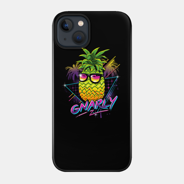 Rad Pineapple - Retro - Phone Case