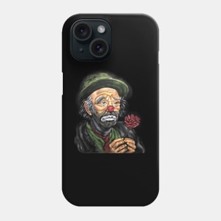 Emmett Kelly Sad Clown Art Phone Case