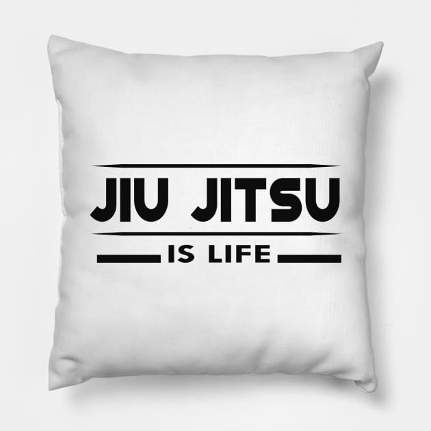 Jiu Jitsu is life Pillow by KC Happy Shop