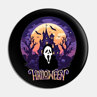 ghost halloween night Pin