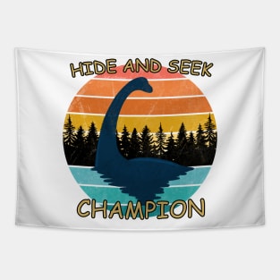 Loch Ness Monster - Hide and Seek Champion Tapestry