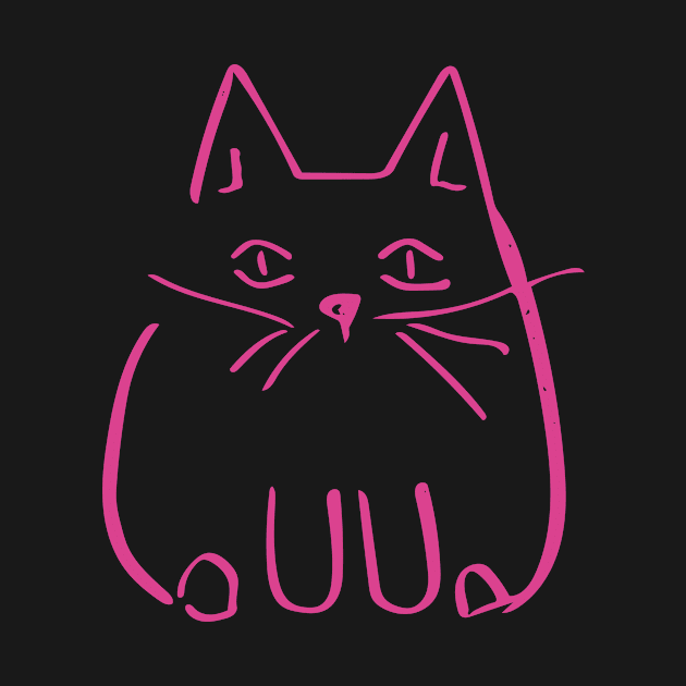 Pink Kitty by fruitfulart