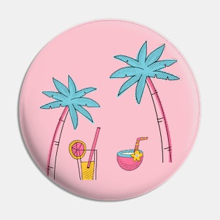 Beach day palm trees Pin