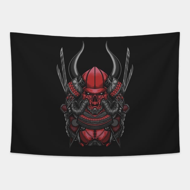 Red Soldier Tapestry by WahyudiArtwork