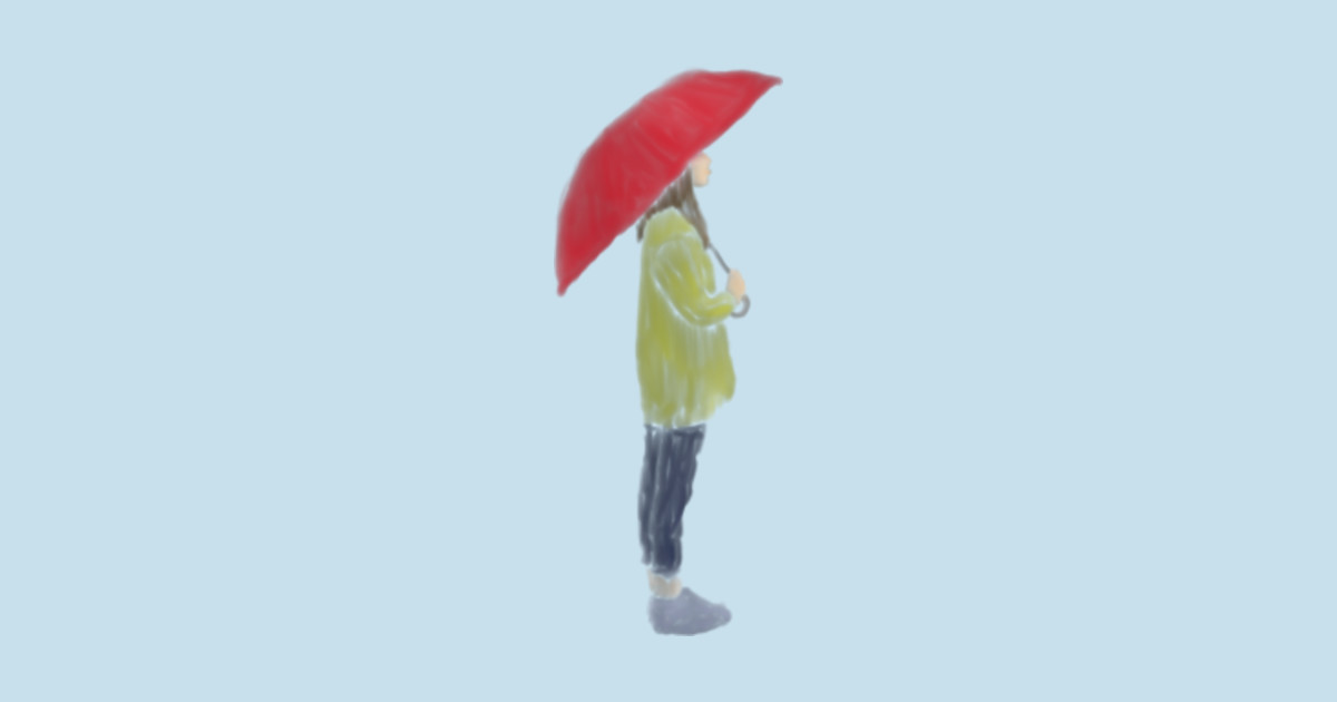 The Red Umbrella Umbrella TShirt TeePublic
