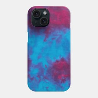 Tie Dye Smoky Red Blue Phone Case