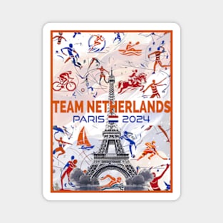 Team Netherlands - 2024 Magnet