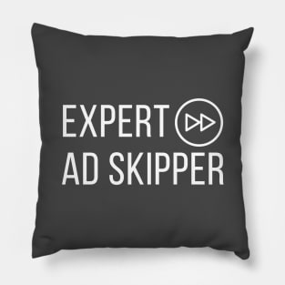 Expert Ad Skipper Funny Podcast Shirt Pillow