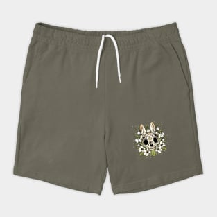 January's Snowdrop & Rabbit Skull Shorts