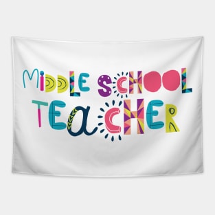 Cute Middle School Teacher Gift Idea Back to School Tapestry