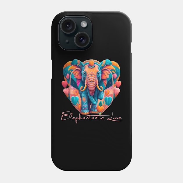 Elephantastic Love Phone Case by SalxSal