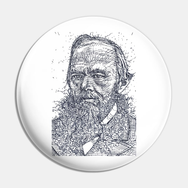 FYODOR DOSTOEVSKY ink portrait Pin by lautir