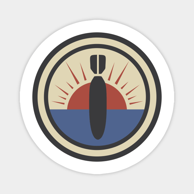 424th Bombardment Squadron Magnet by Tailgunnerstudios