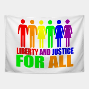 LIBERTY AND JUSTICE FOR ALL Tapestry