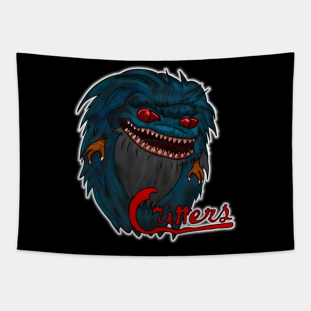 Critters - They Bite Tapestry by Alien Dropship