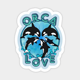 Orca Love Magnet