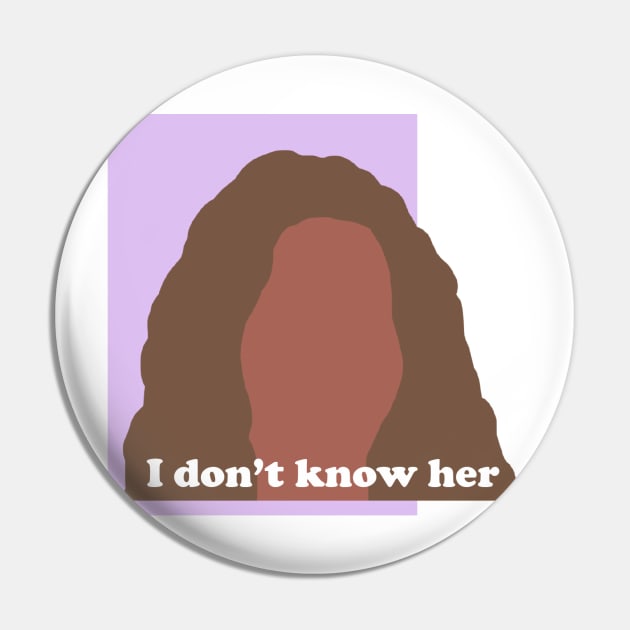 Mariah Carey I Don't Know Her Pin by popmoments