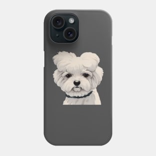 Tired Maltipoo Puppy Dog Mom Phone Case