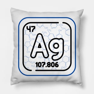 silver element Pillow