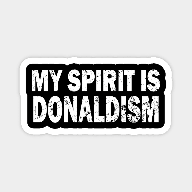 Funny DONALD Name Design Magnet by Seven Spirit