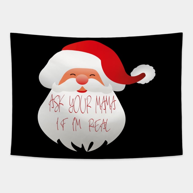 happy merry christmas Tapestry by TOPTshirt