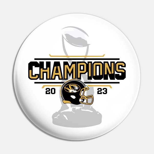 Missouri Tigers 2023 Cotton Bowl Champions Locker Room Pin by vintage-corner