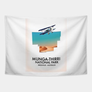 Munga-Thirri National Park Birdsville Australia map Tapestry