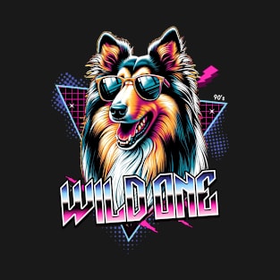 Wild One Collie Dog T-Shirt