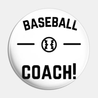 Baseball Coach Pin